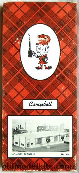 Campbell 1/87 City Transfer HO Scale Craftsman Kit plastic model kit